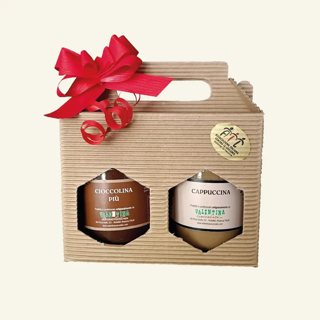Confezione regalo di creme spalmabili al cioccolato VALENTINA